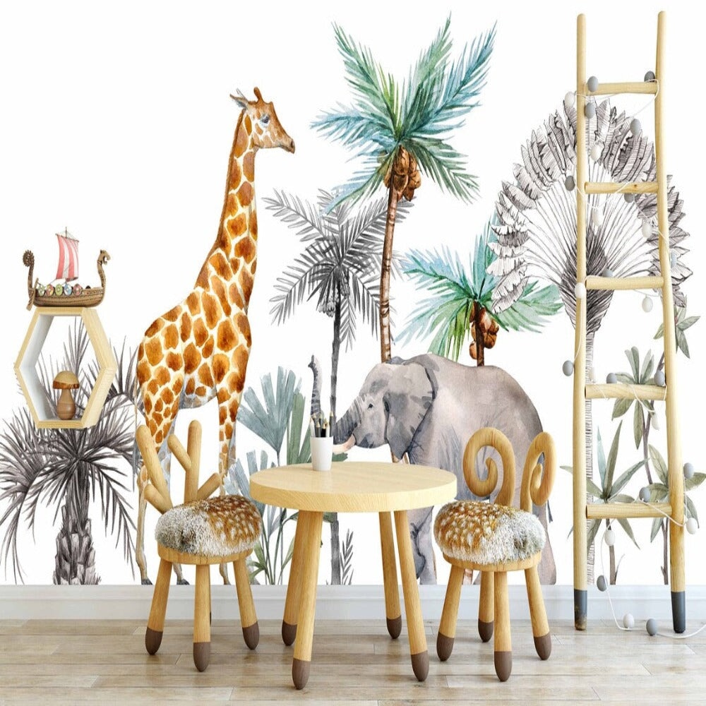 Tapisserie avec Girafe pour Enfant | Le Petit Intissé