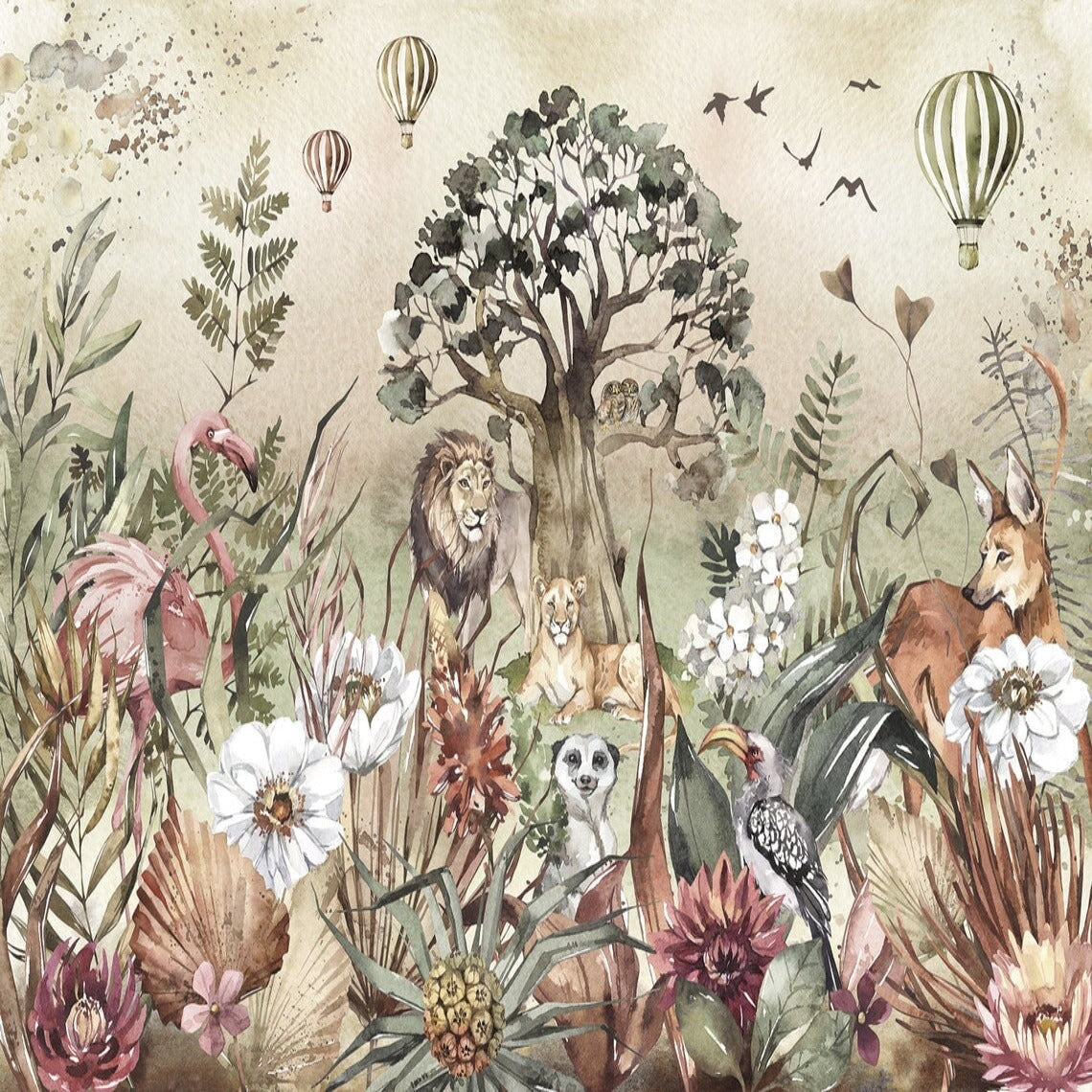 Papier Peint Faune et Flore | Le Petit Intissé