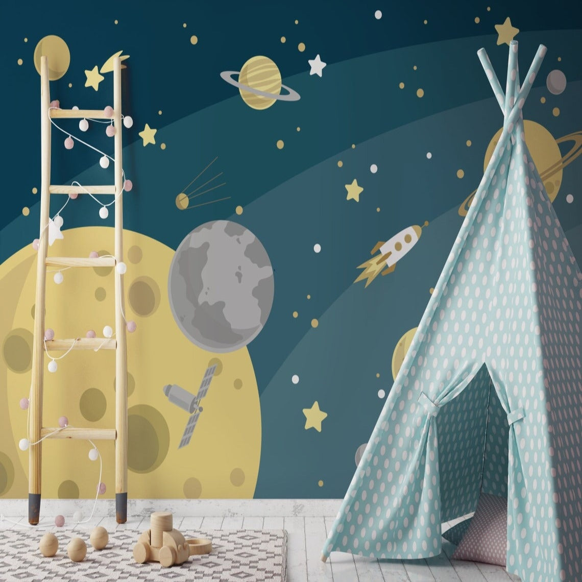 Décoration Chambre Thème Galaxie | Le Petit Intissé