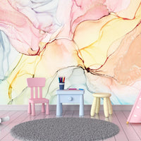 Thumbnail for Papier Peint Marbre Jaune et Rose | Le Petit Intissé