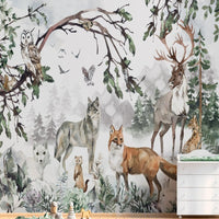 Thumbnail for Papier Peint Motif Forêt | Le Petit Intissé