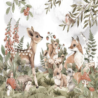 Thumbnail for Papier Peint Animaux Forêt Bébé | Le Petit Intissé