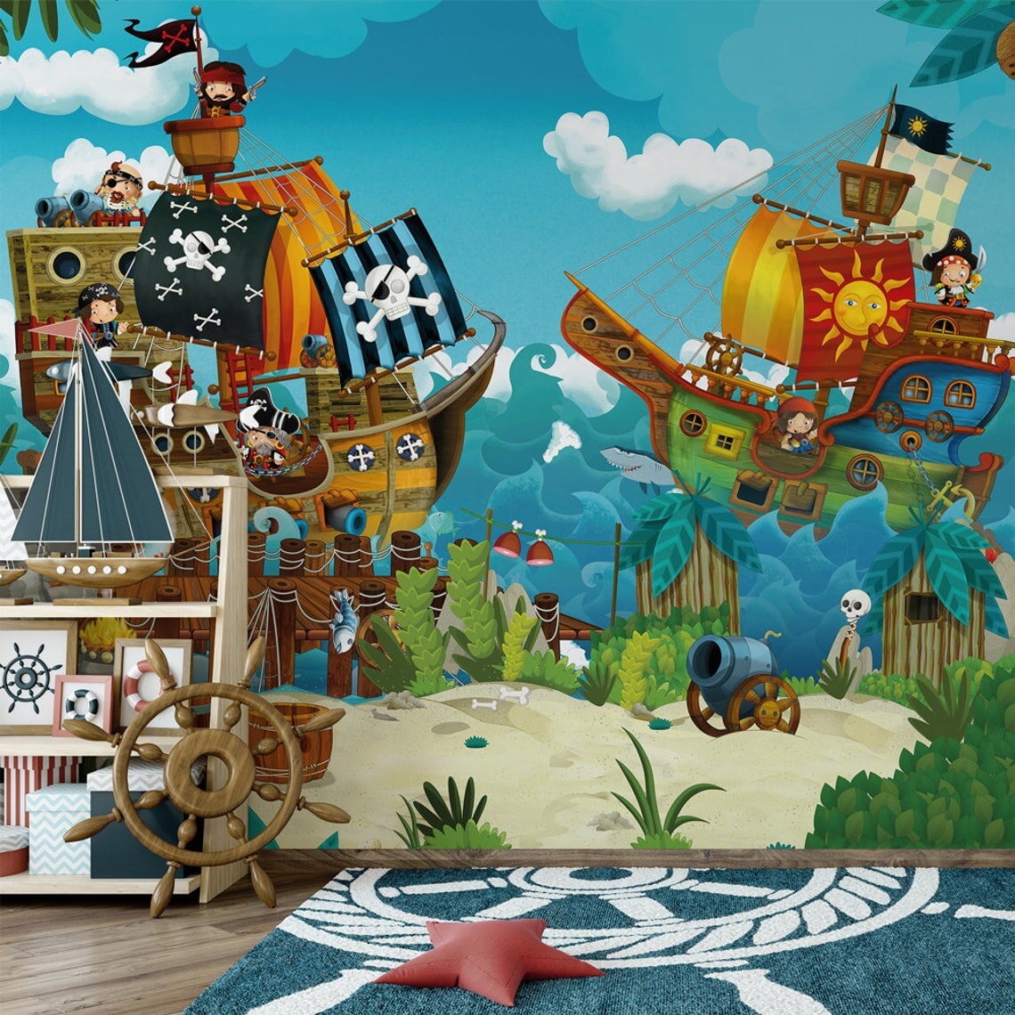 Décoration Pour Chambre Thème Pirate | Le Petit Intissé