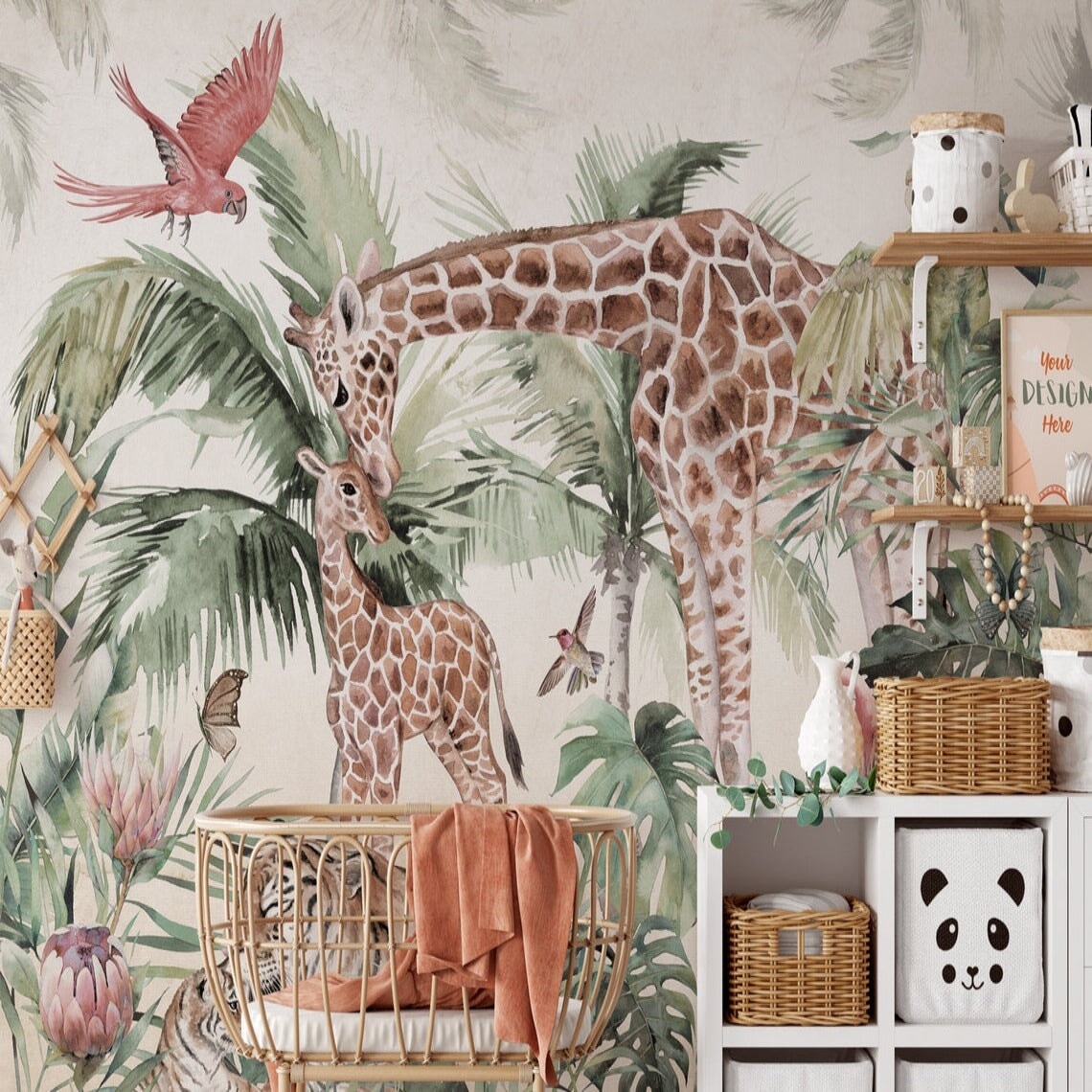 Papier Tapisserie Girafe | Le Petit Intissé