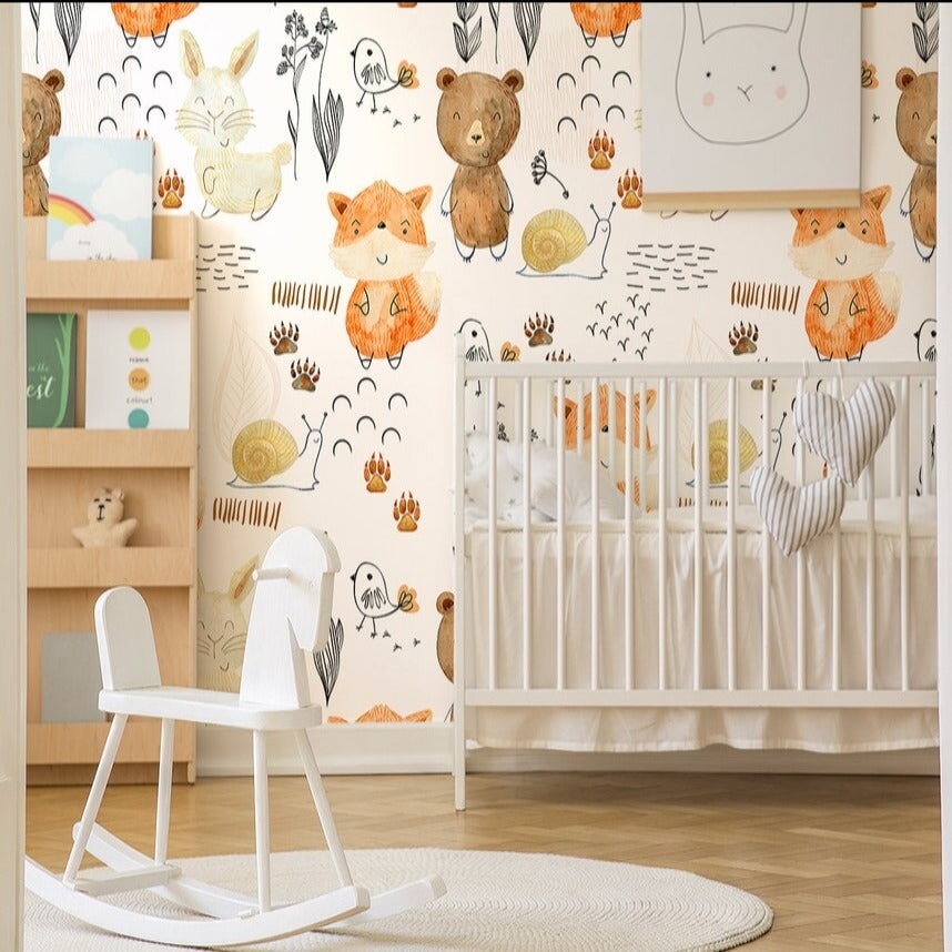 Chambre Animaux de la Forêt | Le Petit Intissé