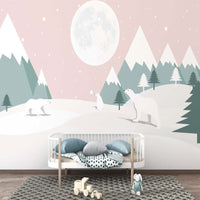 Thumbnail for Papier Peint Ours Blanc | Le Petit Intissé