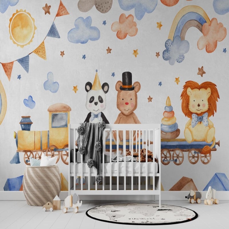 Papier Peint Train | Le Petit Intissé