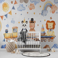 Thumbnail for Papier Peint Train | Le Petit Intissé