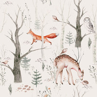 Thumbnail for Tapisserie Forêt Animaux | Le Petit Intissé