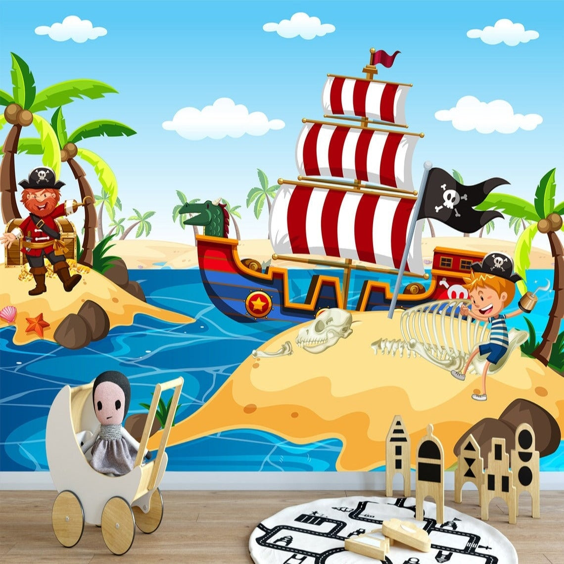 Chambre Pour Garçon Pirate | Le Petit Intissé