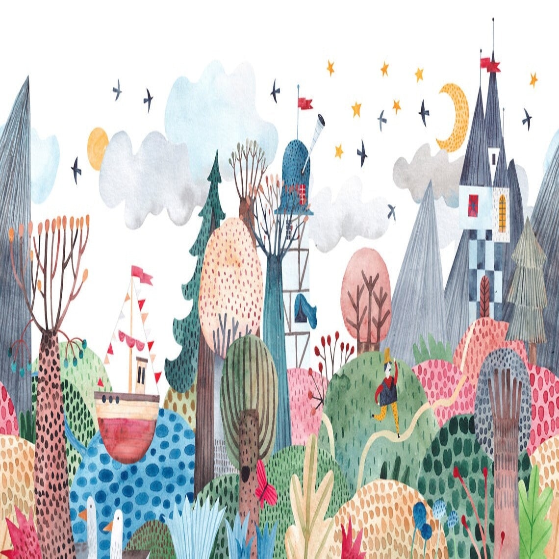 Papier Peint Style Médiéval | Le Petit Intissé