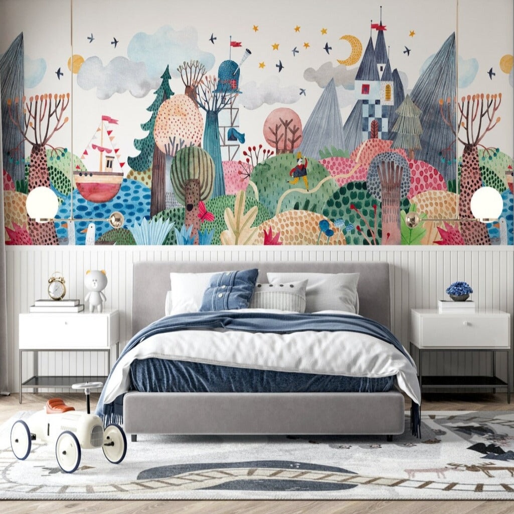 Papier Peint Style Médiéval | Le Petit Intissé