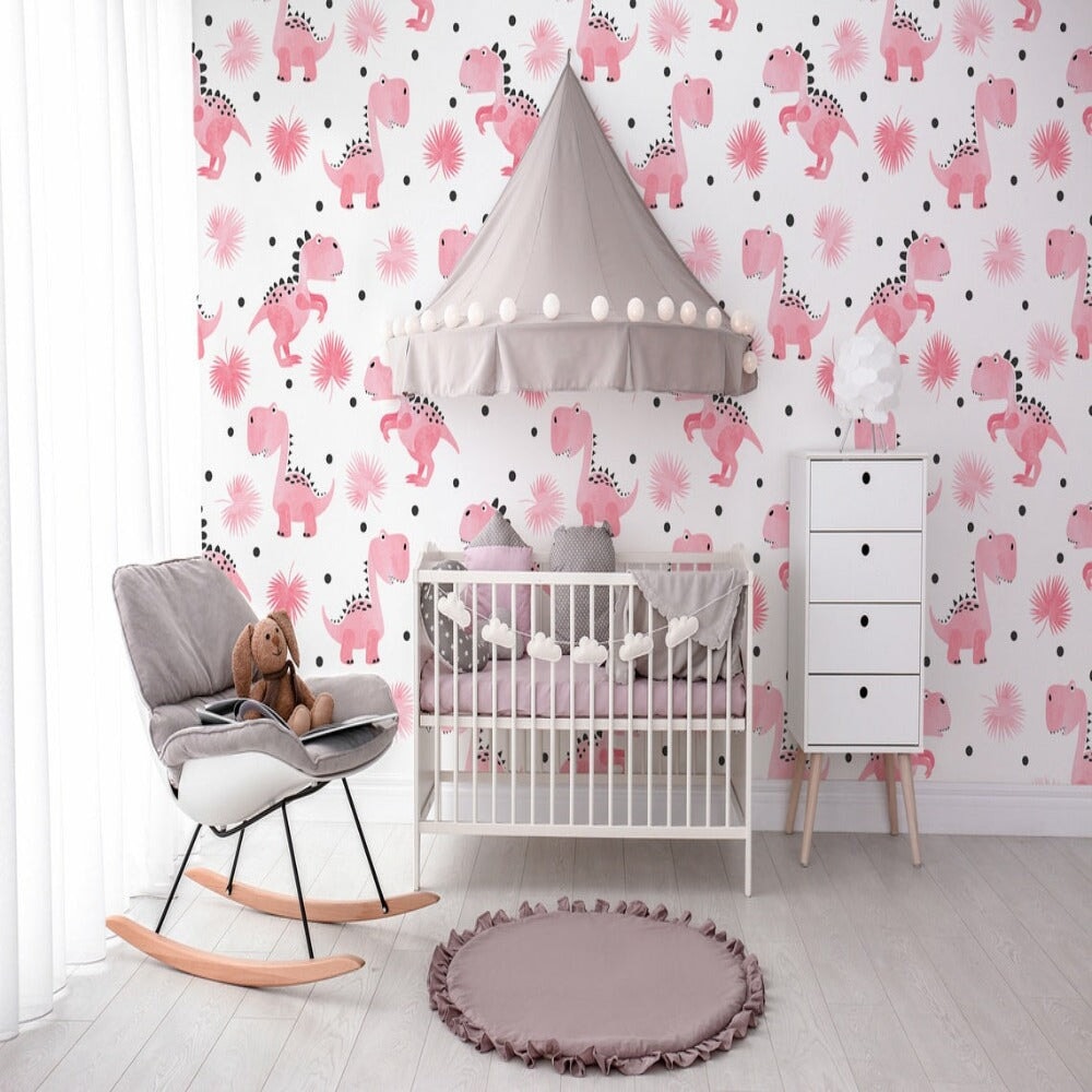 Dinosaure Rose Bébé | Le Petit Intissé