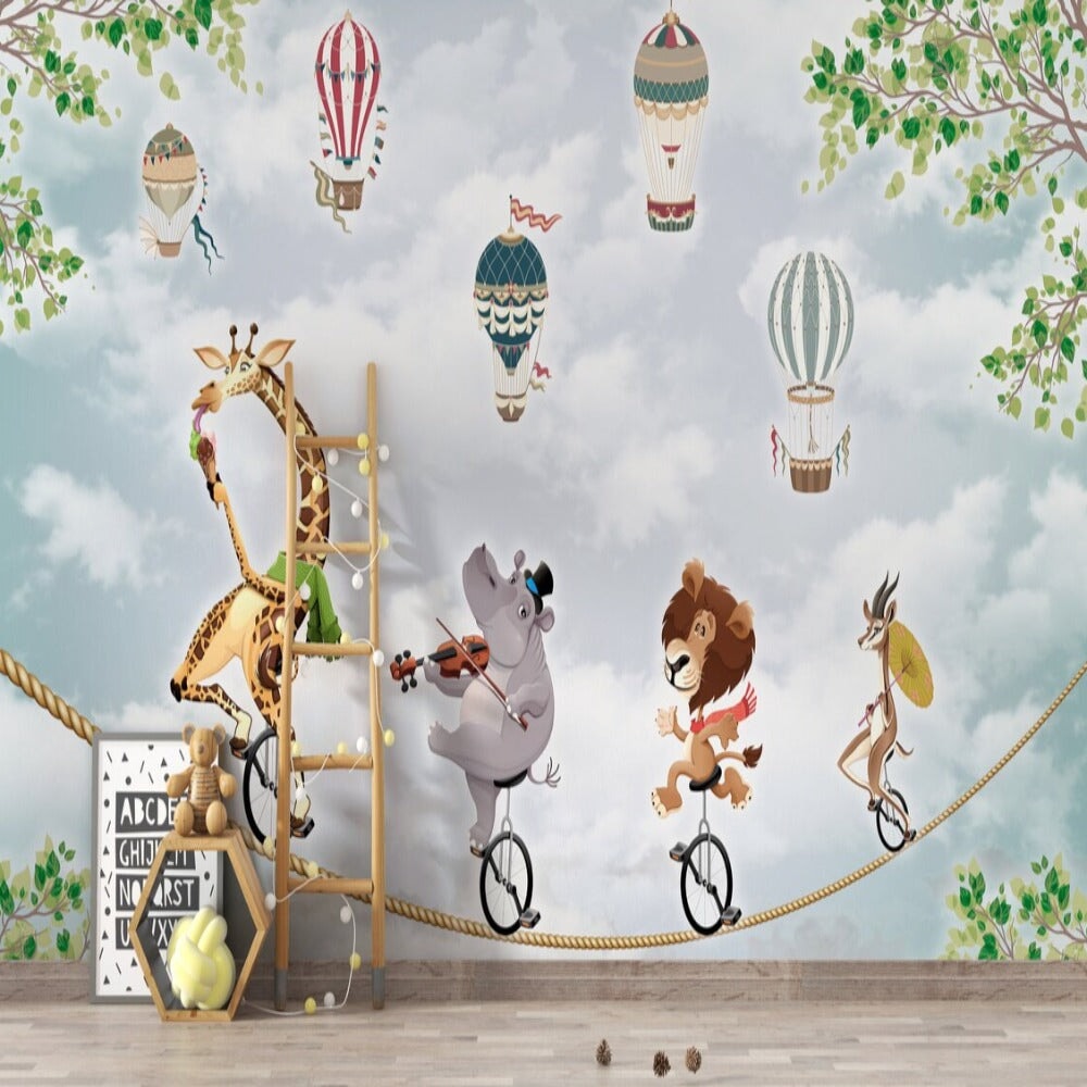 Papier Peint avec des Animaux | Le Petit Intissé