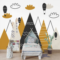 Thumbnail for Papier Peint Moutarde Motif | Le Petit Intissé