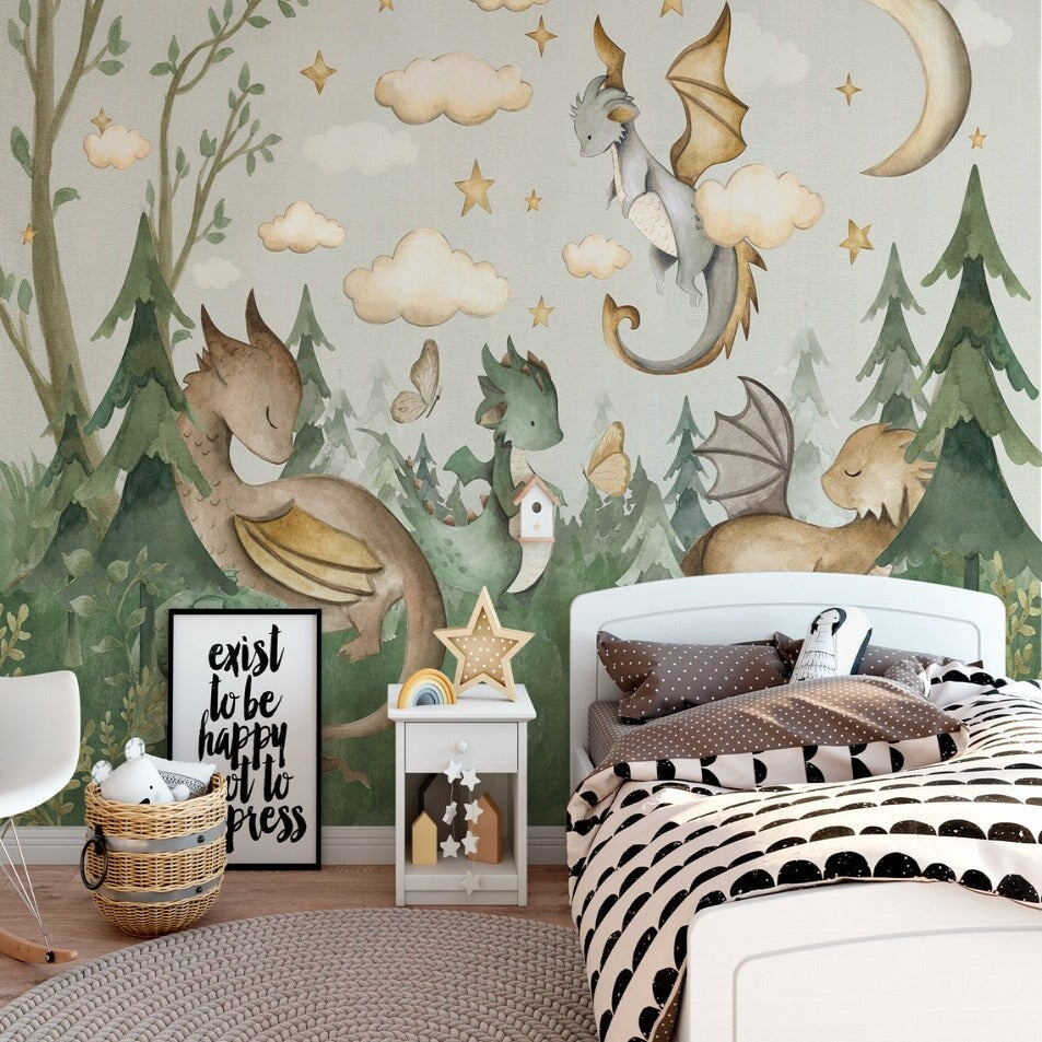 Papier Peint Dragon | Le Petit Intissé