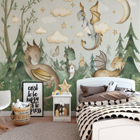 Thumbnail for Papier Peint Dragon | Le Petit Intissé