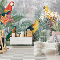 Thumbnail for Papier Peint avec des Perroquets | Le Petit Intissé