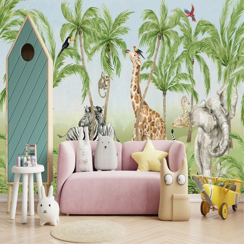 Déco Chambre Enfant Tropicale Jungle | Le Petit Intissé