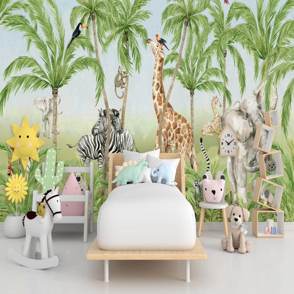 Déco Chambre Enfant Tropicale Jungle | Le Petit Intissé