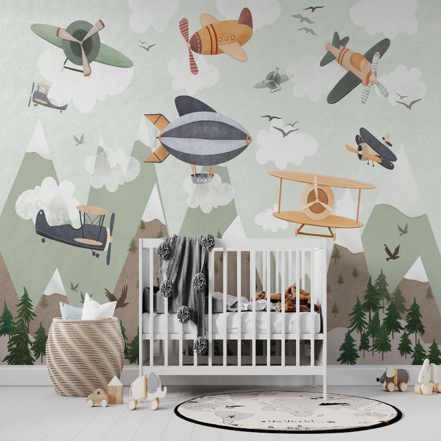 Décoration chambre bébé Avion | Le Petit Intissé