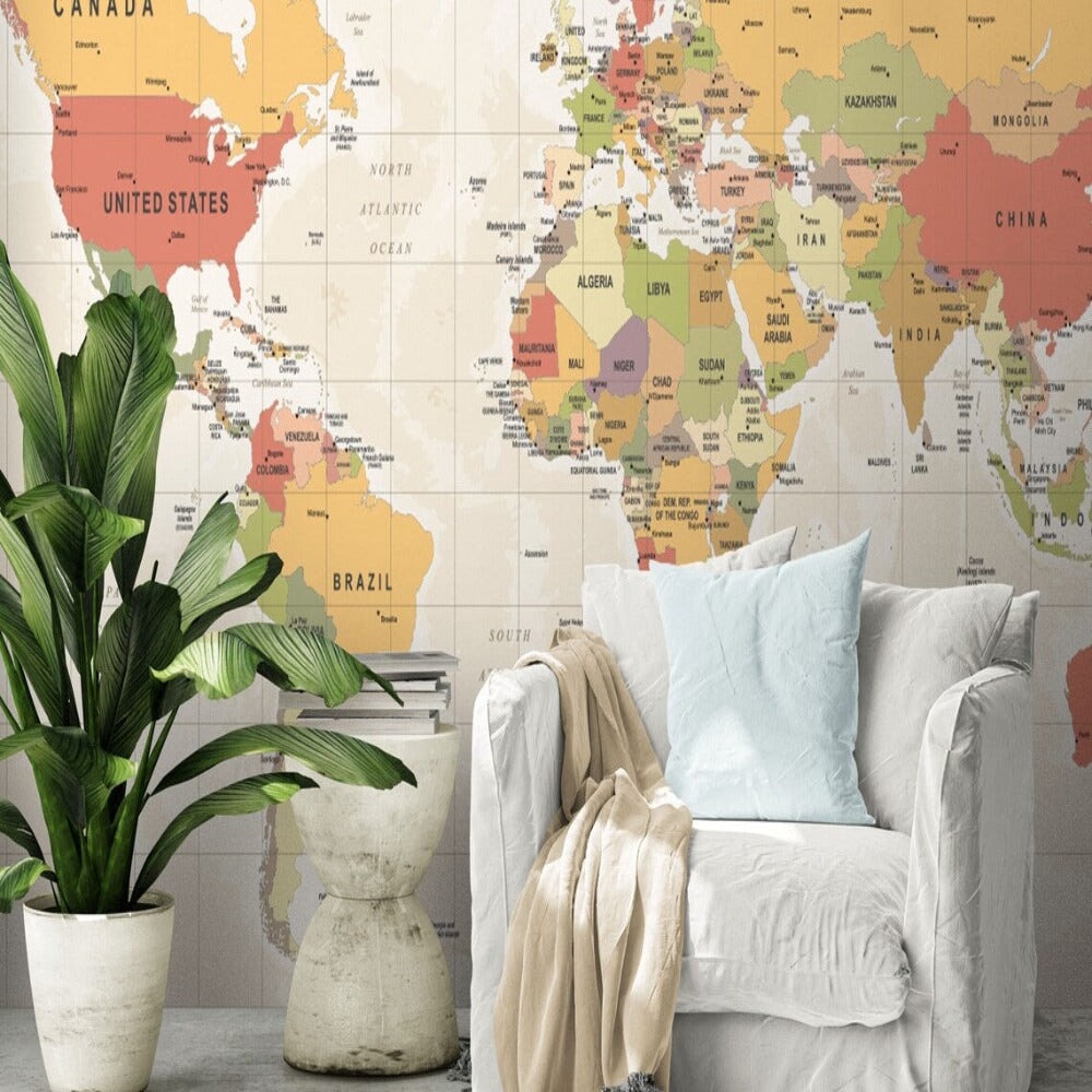 Papier Peint Voyage <br/> Monde Panoramique