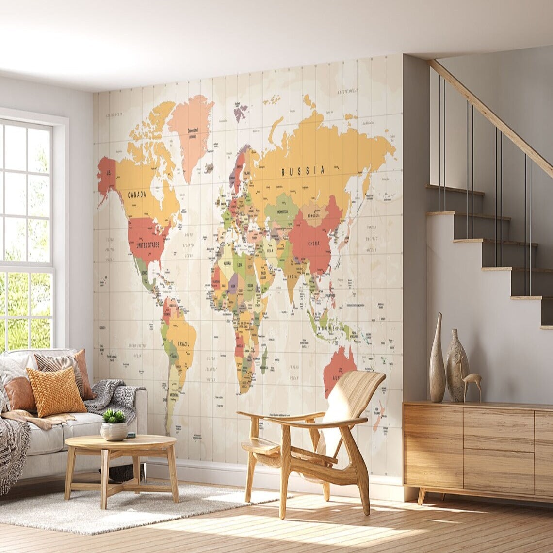 Papier Peint Voyage <br/> Monde Panoramique