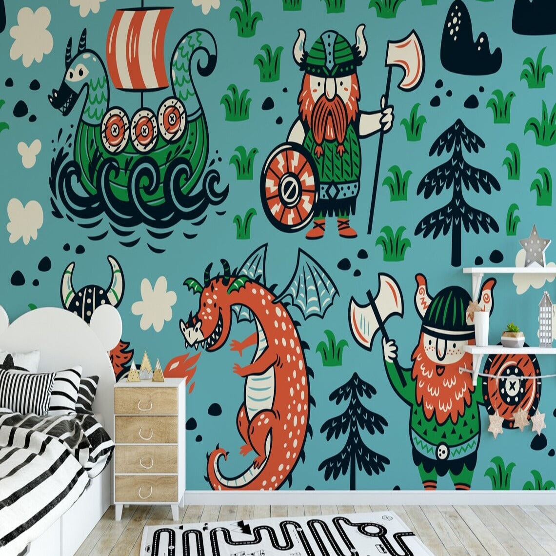 Déco Chambre Viking | Le Petit Intissé