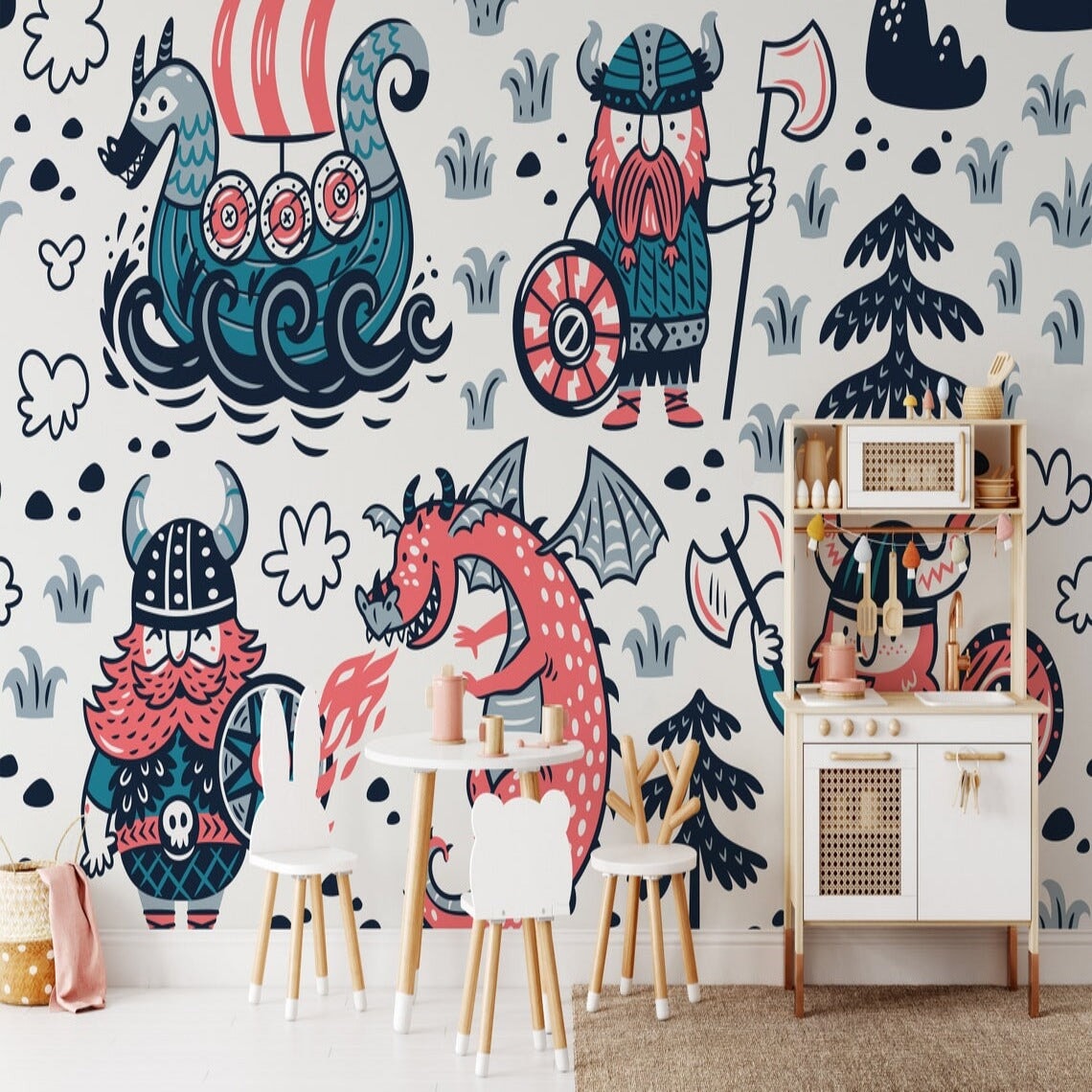 Papier Peint Viking | Le Petit Intissé