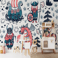 Thumbnail for Papier Peint Viking | Le Petit Intissé