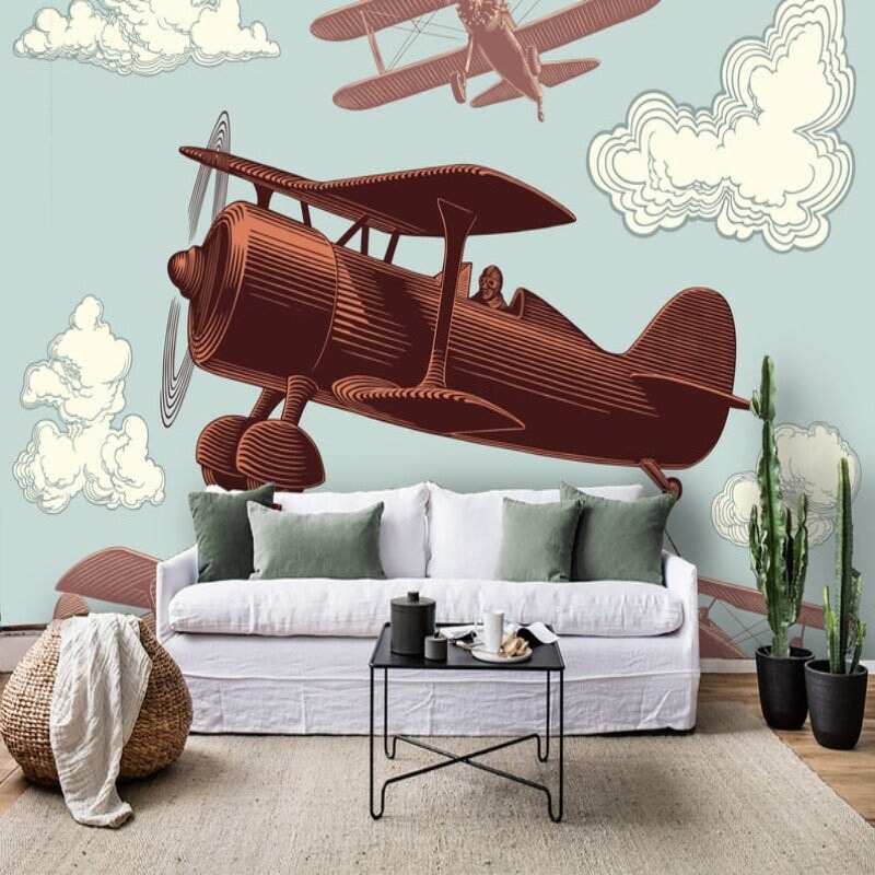 Décoration Chambre Avion Hélice | Le Petit Intissé