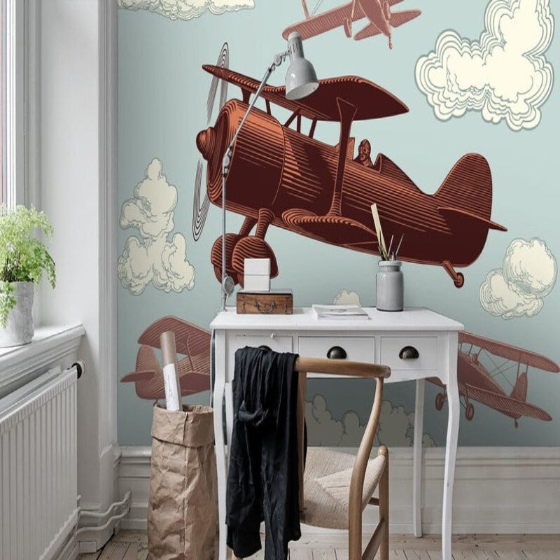 Décoration Chambre Avion Hélice | Le Petit Intissé
