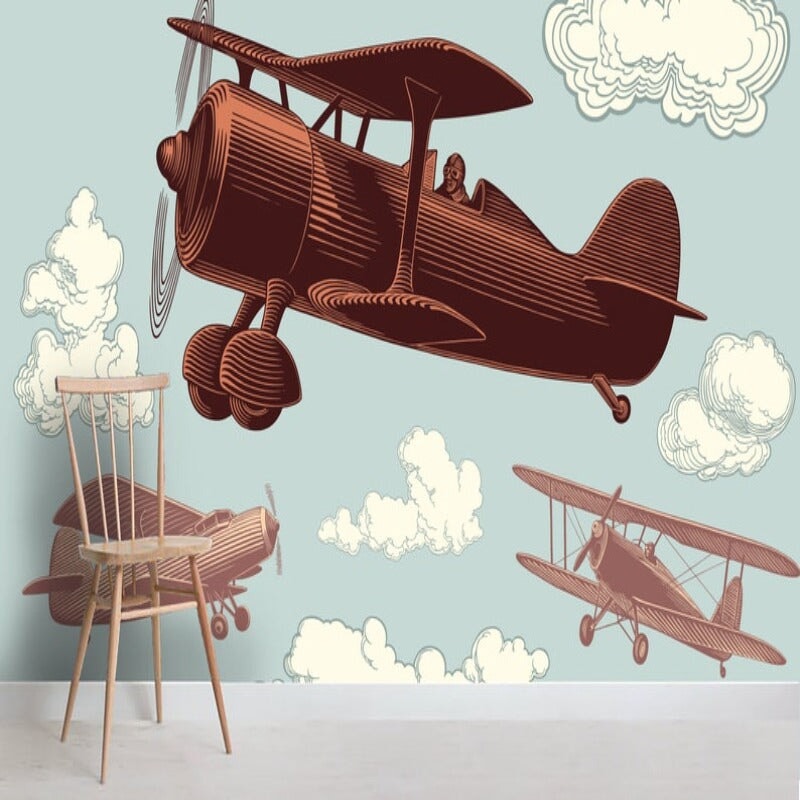 Décoration Chambre Avion Hélice | Le Petit Intissé