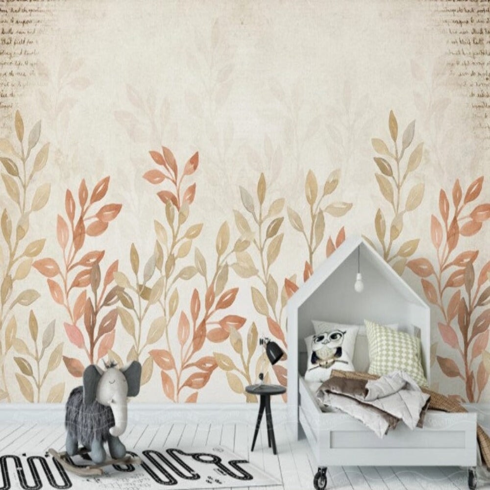 Papier Peint Fleur Feuillage | Le Petit Intissé