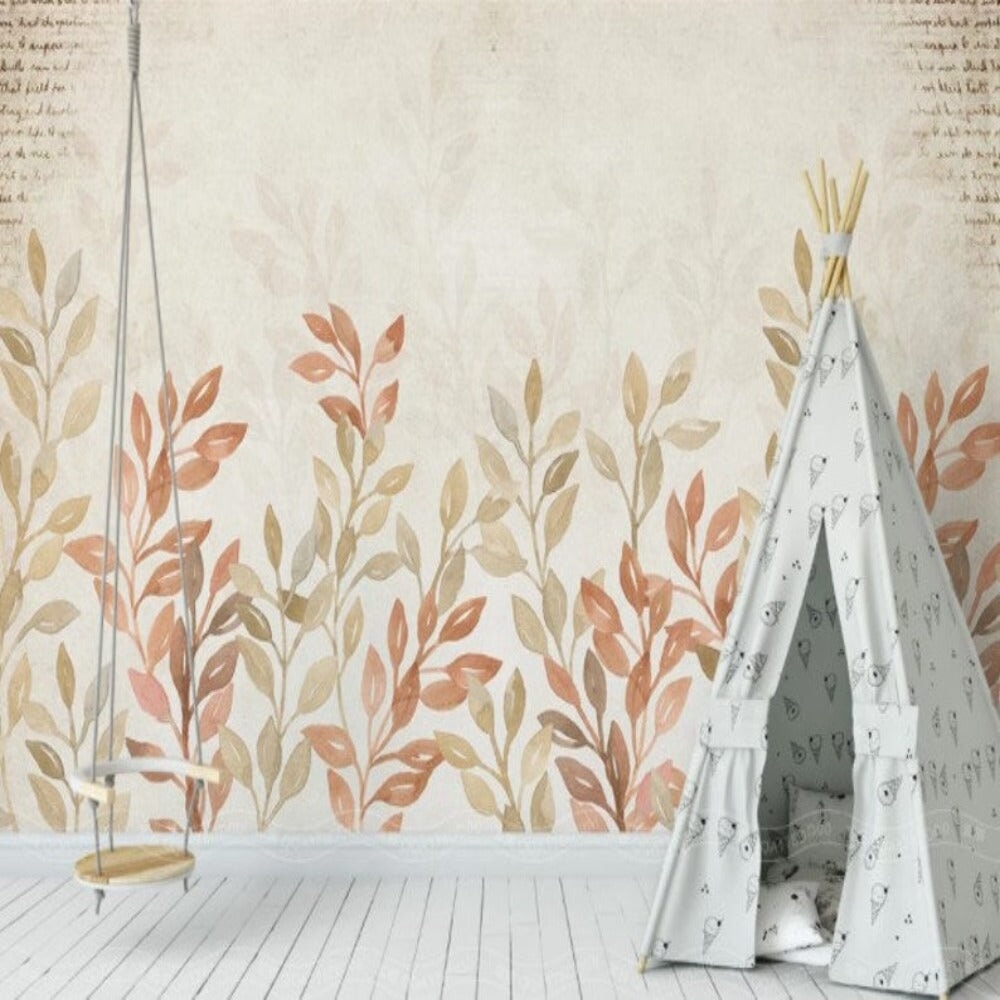 Papier Peint Fleur Feuillage | Le Petit Intissé