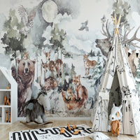 Thumbnail for Déco Chambre Animaux Forêt | Le Petit Intissé