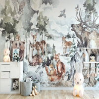 Thumbnail for Déco Chambre Animaux Forêt | Le Petit Intissé