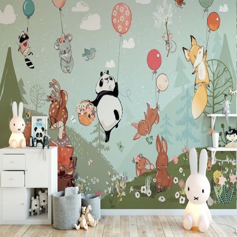 Papier peint mural personnalisé Koala dessin animé mignon chambre d'enfant  papier peint salon chambre simple moderne TV fond d'écran 200 cm x 140 cm :  : Outils et Bricolage