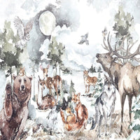 Thumbnail for Déco Chambre Animaux Forêt | Le Petit Intissé