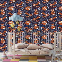 Thumbnail for Papier Peint Animaux <br/> Renard et Fleurs