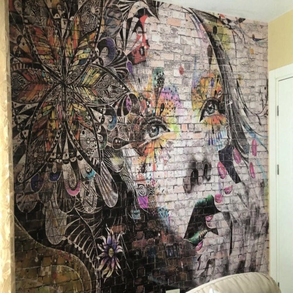 Papier Peint Brique Chambre Ado | Le Petit Intissé