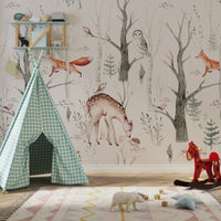 Thumbnail for Tapisserie Forêt Animaux | Le Petit Intissé