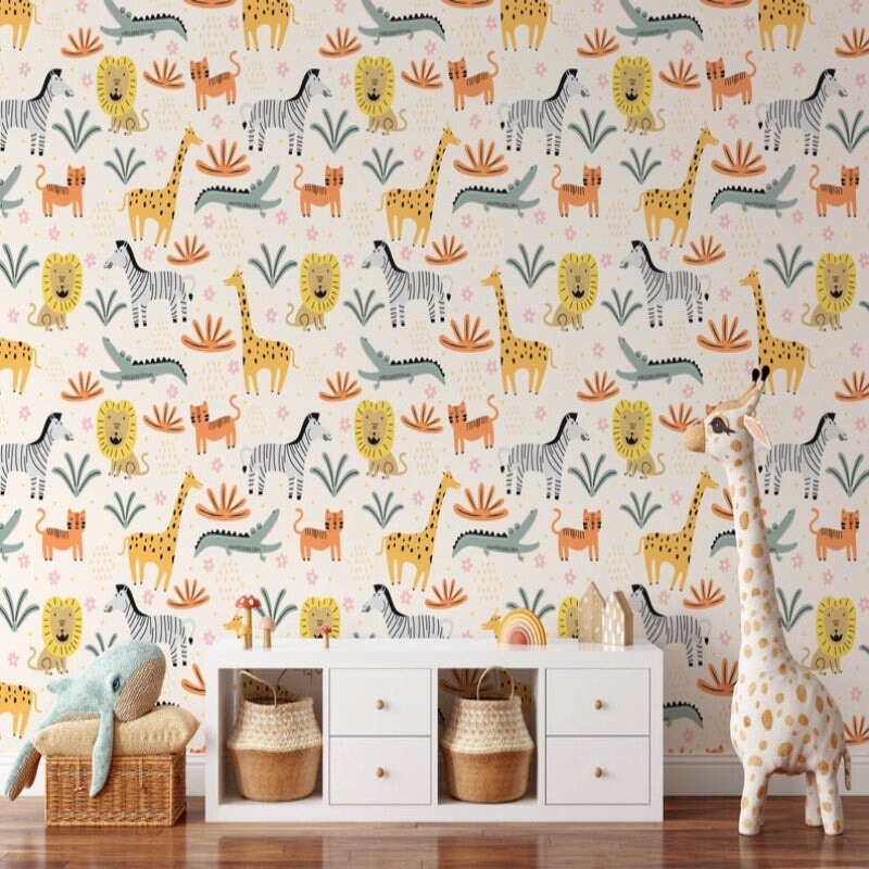 Papier Peint Motif Animalier | Le Petit Intissé