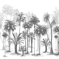 Thumbnail for Papier Peint Noir et Blanc Jungle | Le Petit Intissé