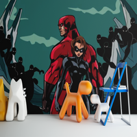 Thumbnail for Papier Peint 3D Super Héros | Le Petit Intissé