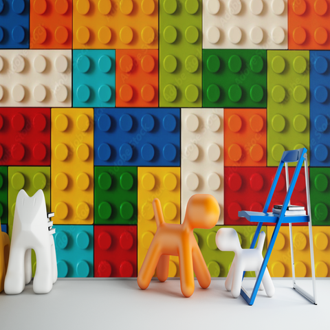 Papier Peint Panoramique Lego | Le Petit Intissé