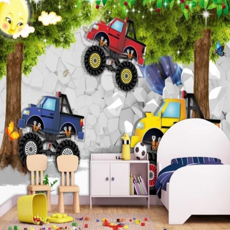 Papier Peint Monster Truck | Le Petit Intissé
