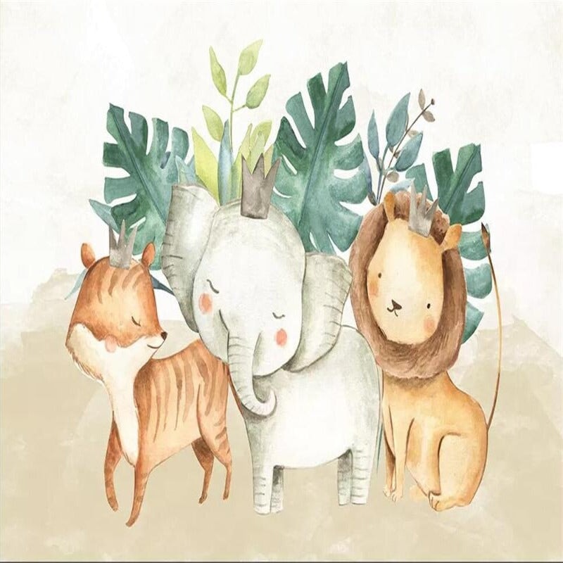 Papier Peint Chambre Animaux | Le Petit Intissé