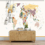 Papier Peint Mural Carte du Monde | Le Petit Intissé