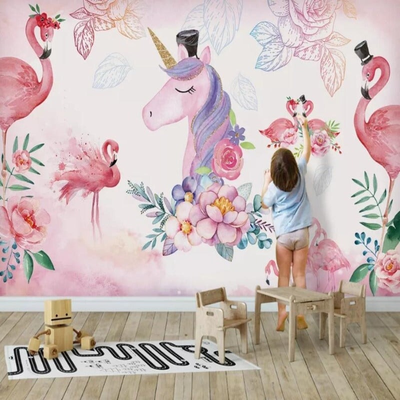 Papier Peint Intissé Licorne | Le Petit Intissé